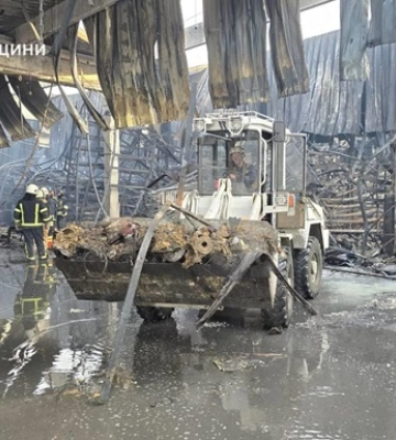 Пожар в харьковском Эпицентре потушили