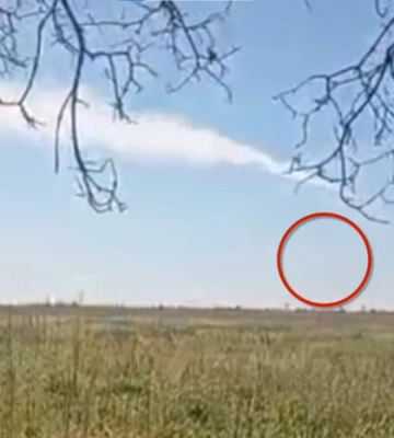 Захисники показали відео збиття ворожого винищувача Су-25 на Донеччині