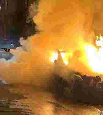 Вночі на Львівщині згорів автомобіль: що сталося