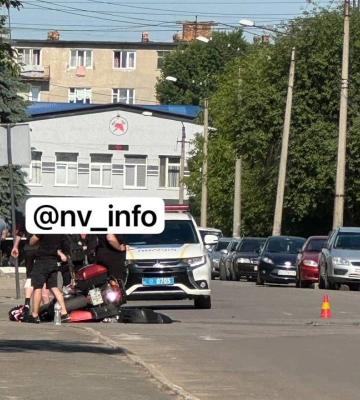 У Нововолинську – ДТП за участю мотоцикліста, постраждав чоловік