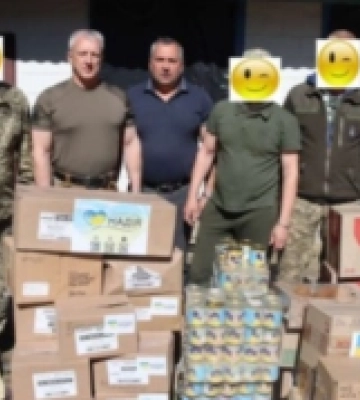 Перевомайський голова спільно із своєю командою відвідав захисників на передовій Перевомайський голова спільно із своєю командою відвідав захисників на передовій