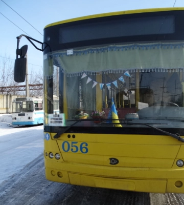 У Сумах зупинилися тролейбуси