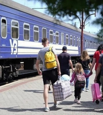 На Волинь приїхав евакуаційний поїзд з Донеччини 