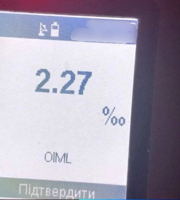 За вихідні на Волині патрульні зупинили вісьмох п&#039;яних водіїв