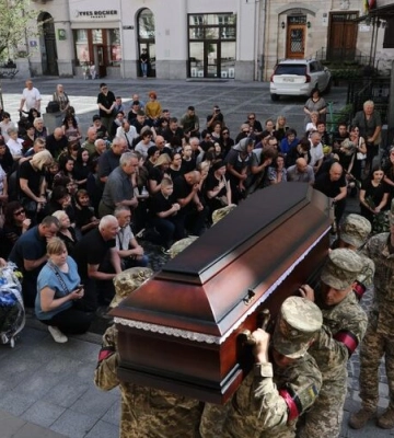 Юрій Горішевський і Богдан Нижник. Львів прощається з воїнами