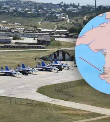 Взрывы и мощный пожар на аэродроме &quot;Бельбек&quot;: россияне жалуются на удары ATACMS