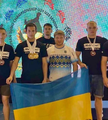 Сумські сумоїсти здобули десять медалей чемпіонату Європи