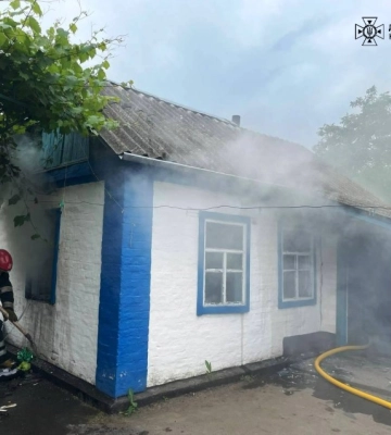На Кіровоградщині горів житловий будинок