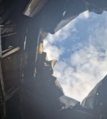На Миколаївщині вогнеборці ліквідували пожежу, яка виникла через атаку дронів
