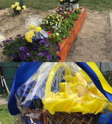 На Рівненщині невідомі обікрали могилу загиблого воїна (ФОТО)