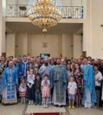 Владика Микола Семенишин очолив прощу до собору Вишгородської Богородиці