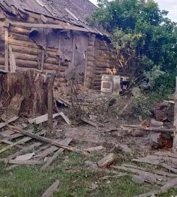 У Чернігівській області уламок російського снаряду пробив стіну будинку та вбив чоловіка