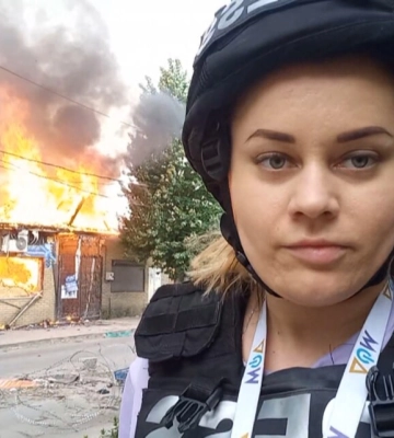 В Донецкой области погибла военная журналистка