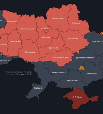 Ударні БпЛА рухаються в північно західному напрямку на Миколаївщину