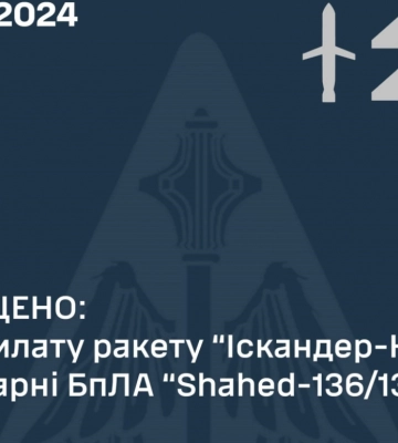 Силы ПВО уничтожили ракету &quot;Искандер-К&quot; и все &quot;шахеды&quot;. ИНФОГРАФИКА