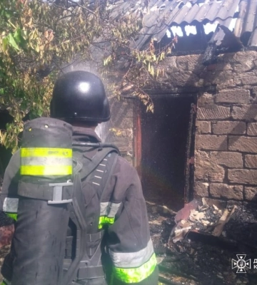 На Кіровоградщині горів житловий будинок