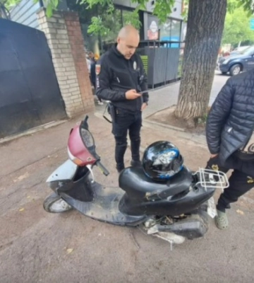 В Одесі патрульні затримали п’яного мопедиста