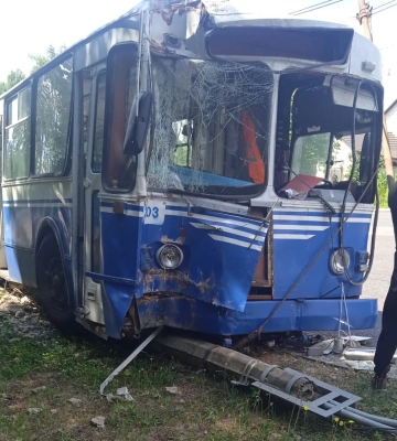 Черкаський тролейбус втрапив у ДТП