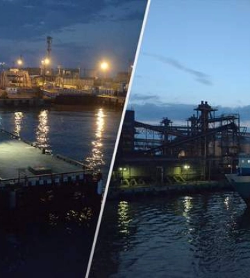 Рядом Крымский мост и полуостров: где на карте расположен порт &quot;Кавказ&quot;, который атаковала Украина