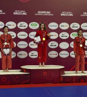 Спортсменка з Полтавщини стала абсолютною чемпіонкою Європи з грепплінгу