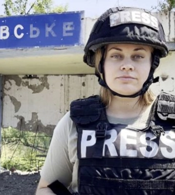 У Слов’янську трагічно загинула військова кореспондентка Анастасія Волкова
