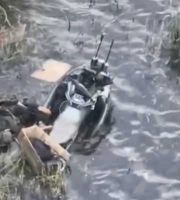 На Херсонщині прикордонники знищили екіпаж російського водного скутера