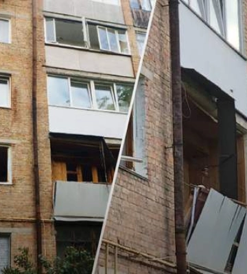 У Вінниці пролунав потужний вибух: в одному з будинків винесло балкон