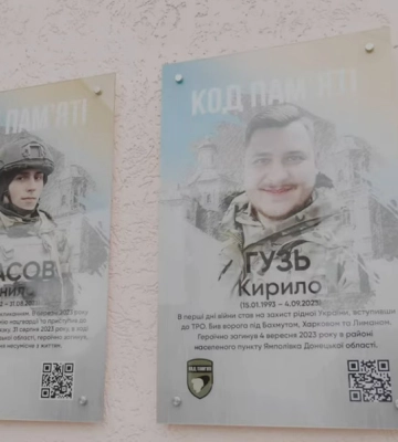 У Шосткинській громаді встановили меморіальні дошки загиблим героям (відео)