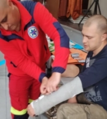 Медики Закарпаття провели заняття з тактичної медицини