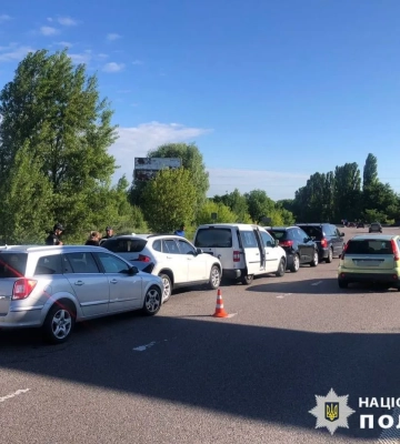На Київщині сталася ДТП за участю п'яти автомобілів