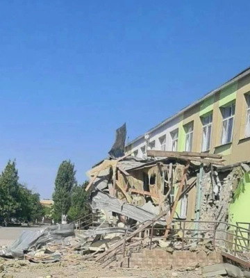 Росіяни обстріляли школу у Білозерській громаді 