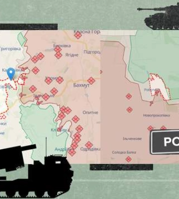Росіяни тиснуть на Роботине та просуваються в Часовому Яру: як змінилася лінія фронту за тиждень