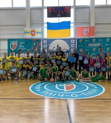 Команда Зорянського ліцею перемогла в чемпіонаті Рівненщини з футзалу