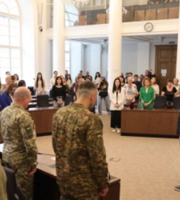 У ЛМР посмертно нагородили 30 львів’ян «Почесним знаком Святого Юрія» за оборону України