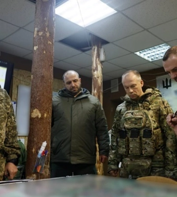 Умеров и Сырский посетили Харьковское направление