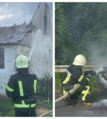 У неділю на Волині горіли будинок і легковик 