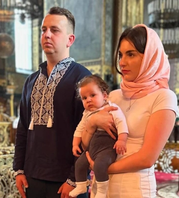 Дочка Кузьми Скрябіна стала хрещеною мамою