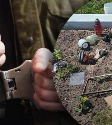Знайшли чоловіка, якого підозрюють у нарузі над могилами військових у Гусятині