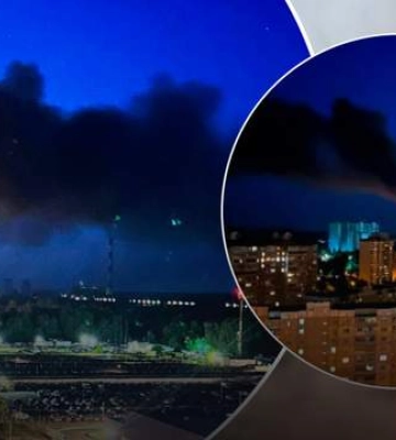В Киеве вспыхнул сильный пожар: столб дыма виден во всю Троещину. Фото и видео