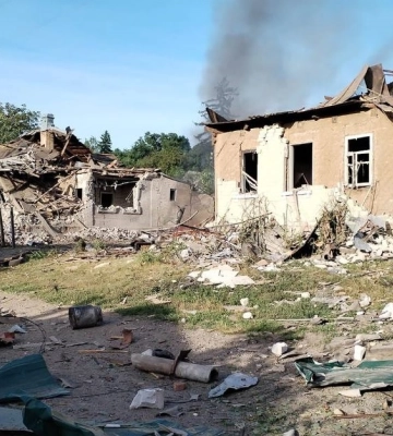Синегубов показал последствия утреннего удара по Харьковщине (видео)