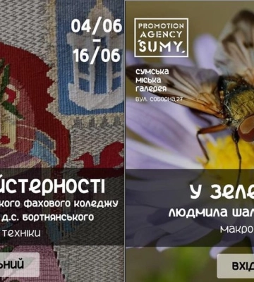 У Сумській міській галереї дві нові виставки