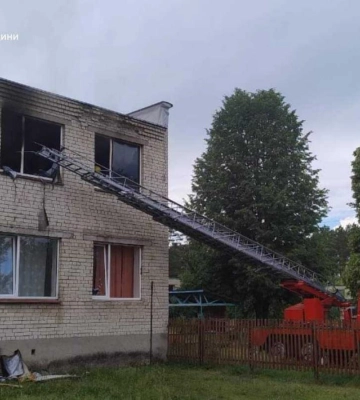 Пожежа виникла через сірник: деталі  пожежі в Орлівській психлікарні