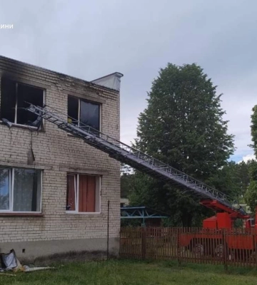 Пожежа виникла через сірник: деталі  пожежі в Орлівській психлікарні