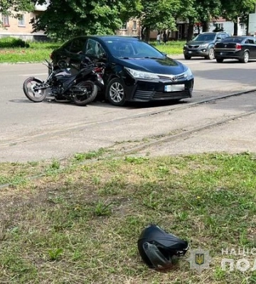 У Конотопі в ДТП травмувався 17-річний мотоцикліст