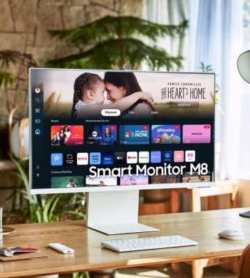 Samsung показала нові Smart Monitor з екранами до 43 дюймів, вбудованими динаміками, камерою SlimFit і функцією Workout Tracker