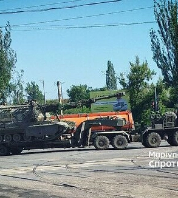 У Маріуполі фіксують перекидання військової техніки РФ у напрямку Запоріжжя - Андрющенко