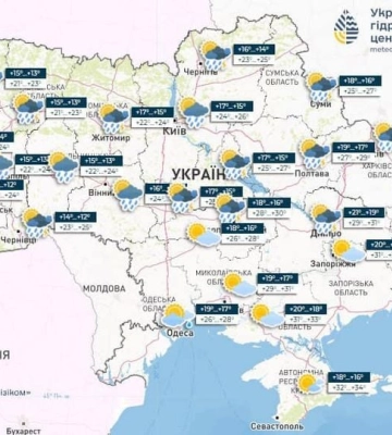 Наталка Діденко розповіла, де в Україні 5 червня пройдуть дощі з грозами
