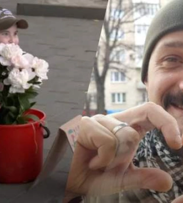 Аби купити квадрокоптер для тата: у Луцьку 8-річна дівчинка продає півонії за донати