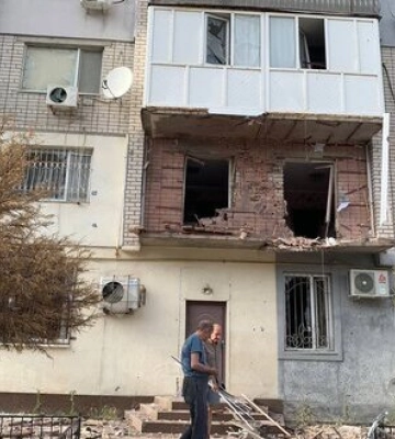 Російські війська вчергове обстріляли Корабельний район Херсона 
