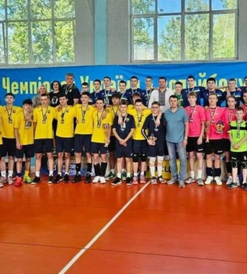 Юнацька збірна області стала &quot;бронзовим&quot; призером чемпіонату України з волейболу